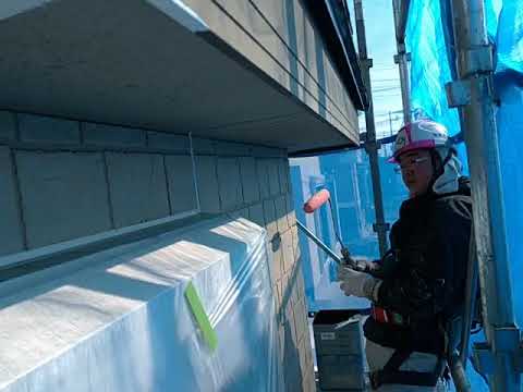 窯業系サイディング壁にダイヤワイドシーラーを塗装しました|埼玉県 ...